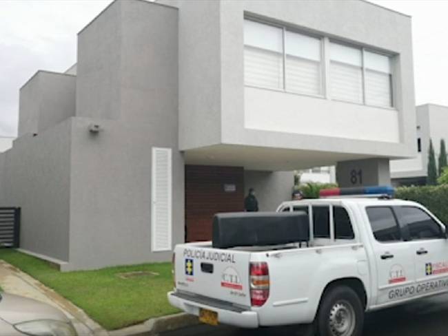 La propiedad afectada está avaluada en cerca de mil millones de pesos. Foto: Fiscalía General de la Nación