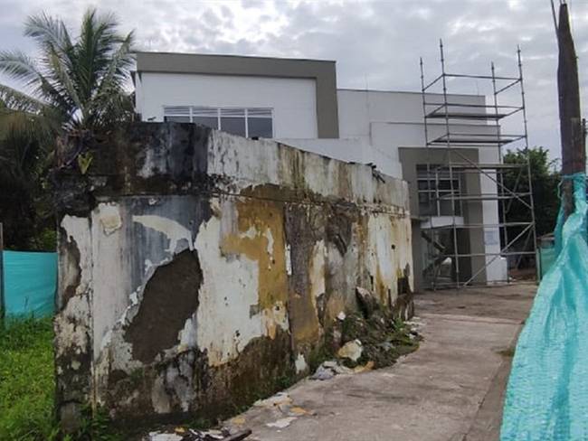 Dos proyectos hacen parte del inventario de obras inconclusas y de incumplimientos en Buenaventura. Foto: Cortesía de los denunciantes