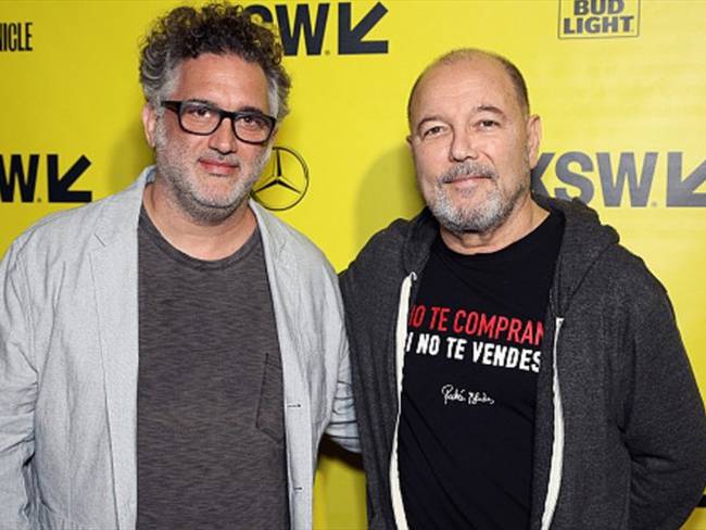 El director Abner Benaim y Rubén Blades asisten al estreno de &#039;Rubén Blades Is Not My Name&#039;. Foto: Getty Images