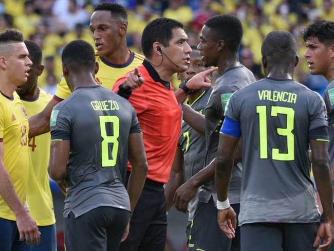 Colombia vs. Ecuador. Foto: Getty Images /Colombia empató con Ecuador
