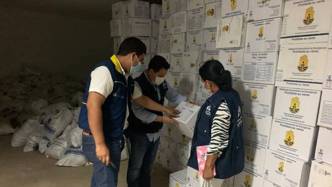 Sigue la polémica por las denuncias sobre el almacenamiento de ayudas humanitarias, Foto: Cortesía Defensoría del Pueblo Regional Córdoba