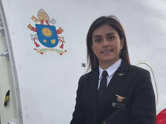 Camila Basto, capitana de Airbus 320 en Avianca, es #UnaMujerW. Foto: