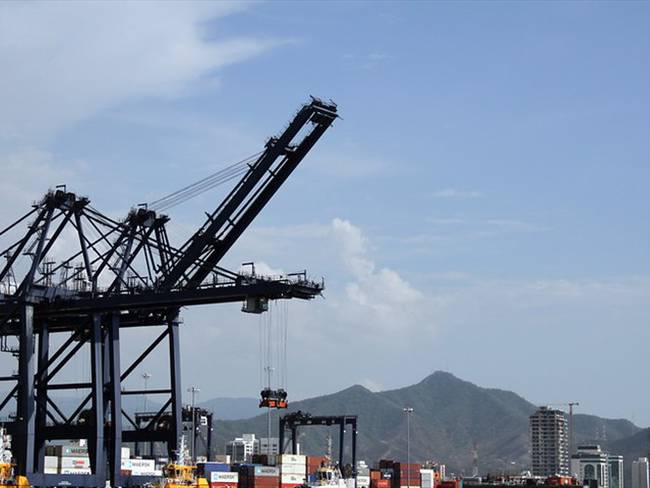 Absuelven a buque panameño anclado en Santa Marta por sospechas de contrabando. Imagen del puerto de la ciudad Foto: Colprensa