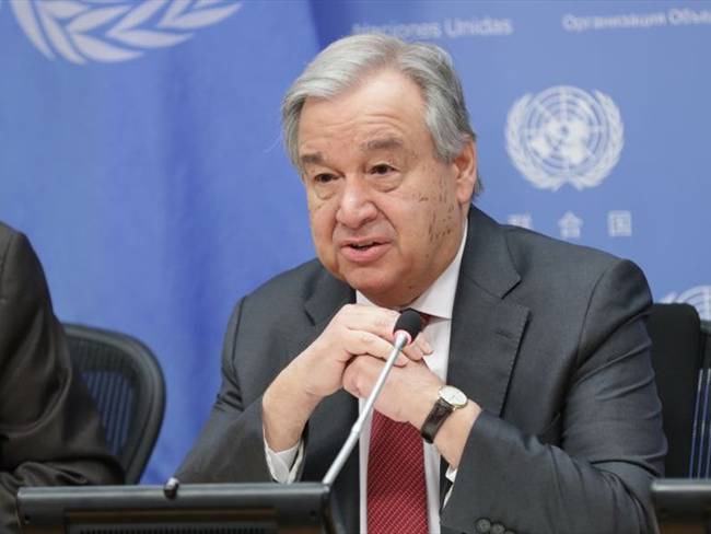 El secretario general de las Naciones Unidas, Antonio Guterres, mostró su preocupación por las masacres presentadas en el país durante lo que va del 2020. Foto: Getty Images / EUROPANEWSWIRE