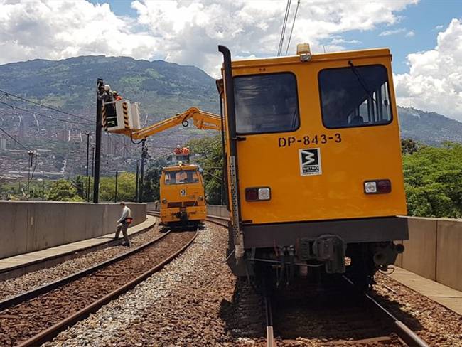 Metro de Medellín repotenciará 42 trenes para evitar afectaciones al servicio comercial. Foto: Cortesía metro de Medellín