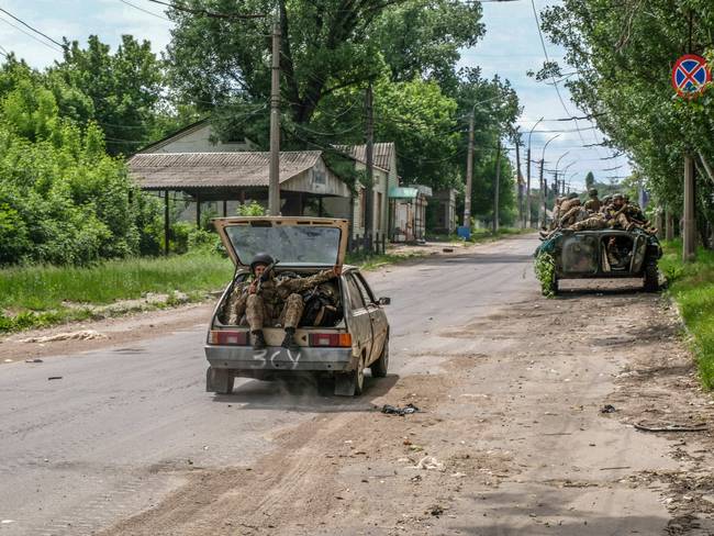 El foco militar en Severodonetsk, Ucrania, en la víspera de los 100 días de guerra