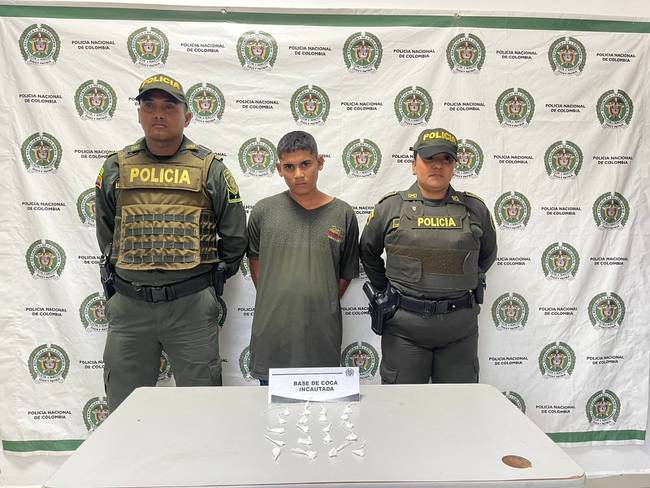 Cono de helado con sorpresa: joven intentó ingresar base de coca a la Estación de Policía en Arjona
