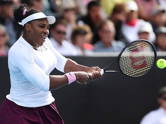 Serena Williams firmó un triunfo en su regreso. Foto: Getty Images