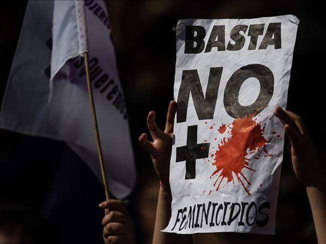 Protesta en contra de los feminicidios. Foto: Agencia Anadolu