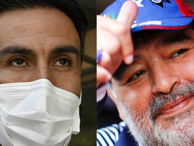 Polémicos audios del médico de Maradona. Foto: Getty Images: JUAN MABROMATA/AFP - Marcos Brindicci