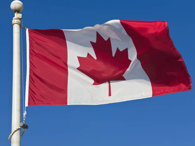 Bandera de Canadá, imagen de referencia. Foto: Getty Images.