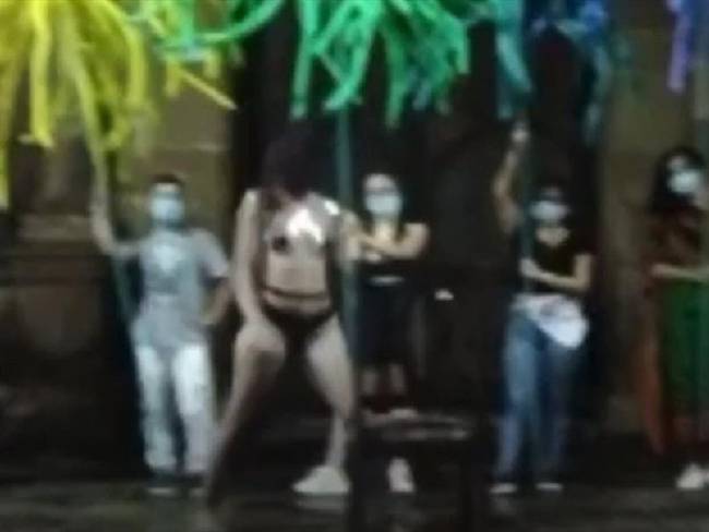 Comunidad LGBTI. Foto:tomada del video.