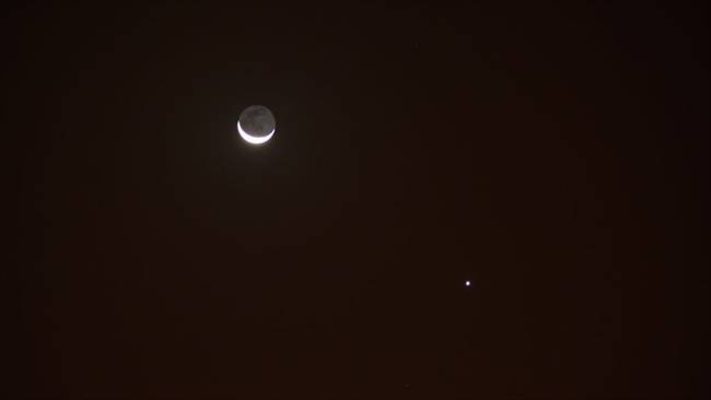 Prepárese para ver este sábado la conjunción de la Luna con Venus. Foto: Getty Images