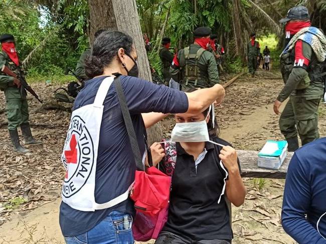 ELN liberó a tres civiles en Catatumbo. Foto: CICR