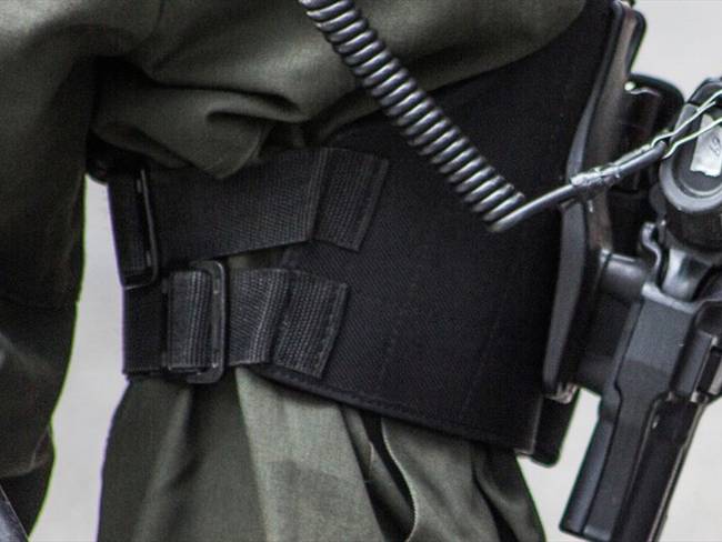 Imagen de referencia de uniformado de la Policía Nacional. Foto: Getty Images / Daniel Garzn Herazo / EyeEm