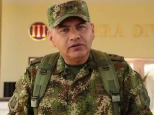 Brigadier general John Rojas, comandante de la Tercera División - Foto: Ejército