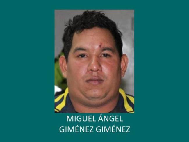 Miguel Ángel Giménez Giménez tiene antecedentes por hurto. Foto: Policía Nacional