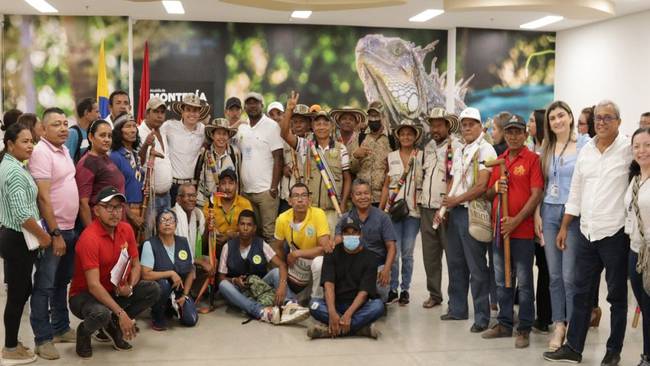 No habrá bloqueos en Montería, anuncian suspensión de minga indígena. Foto: cortesía Alcaldía de Montería