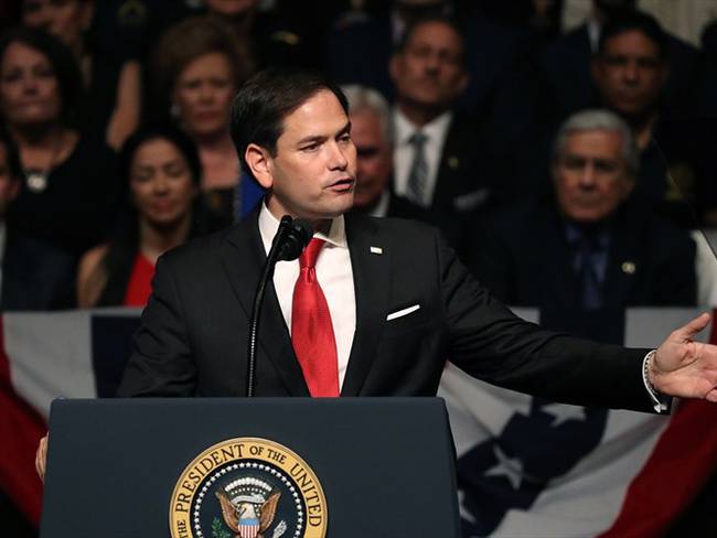Marco Rubio dio su opinión frente a la extradición de miembros de las Farc. Foto: Getty Images
