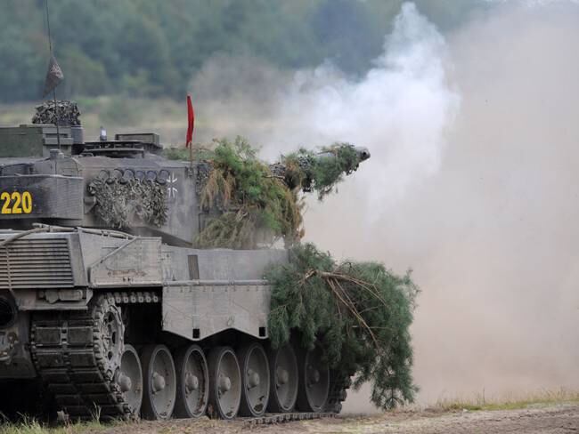 Tanque Aleman, Leopard 2. Foto: Ralf Hirschberger/picture alliance via Getty Images.