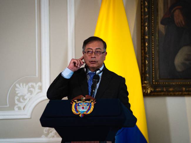 Gustavo Petro, presidente de Colombia. Foto: Sebastian Barros/NurPhoto via Getty Images.