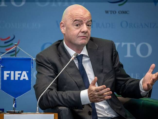 FIFA Presidente Gianni Infantino.  (Photo by FABRICE COFFRINI/AFP via Getty Images)