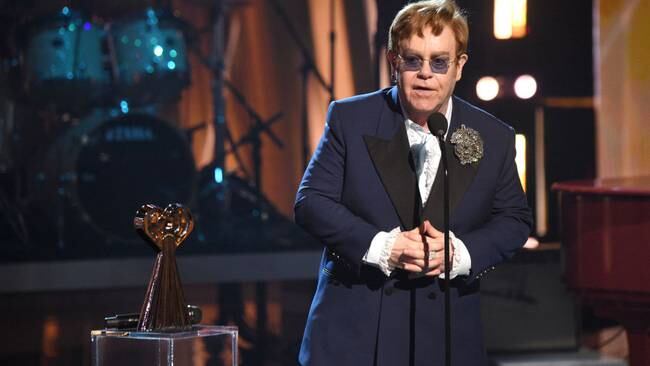 Elton John, cantante de Pop. Foto: Getty Images