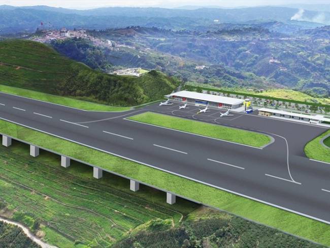 “Hemos trabajado más de 30 meses Nación y región para los elementos preparatorios del proyecto Aerocafé”: Juan Carlos Salazar. Foto: https://aeropuertodelcafe.com.co/