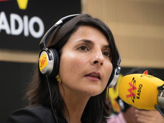 Ministra de Minas y Energía, Irene Vélez. Foto: W Radio.