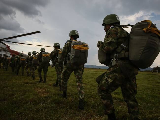 Militares Colombia, fuerza aérea.  (Photo by Juancho Torres/Anadolu Agency via Getty Images)