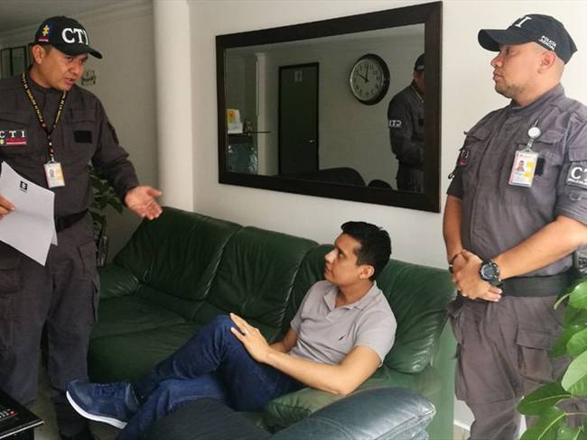 Capturan abogado implicado en el caso de Pedro Aguilar. Foto: Fiscalía