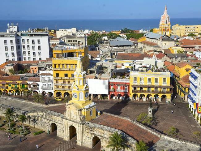 Centro Histórico de la ciudad de Cartagena. Crédito: Cortesía Alcaldía de Cartagena