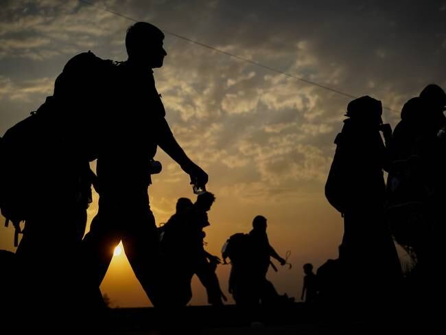 Imagen de referencia de migrantes. Foto: Getty Images.