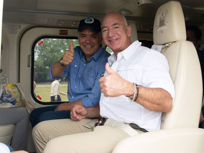 Iván Duque y Jeff Bezos visitarán áreas ambientales protegidas en Colombia