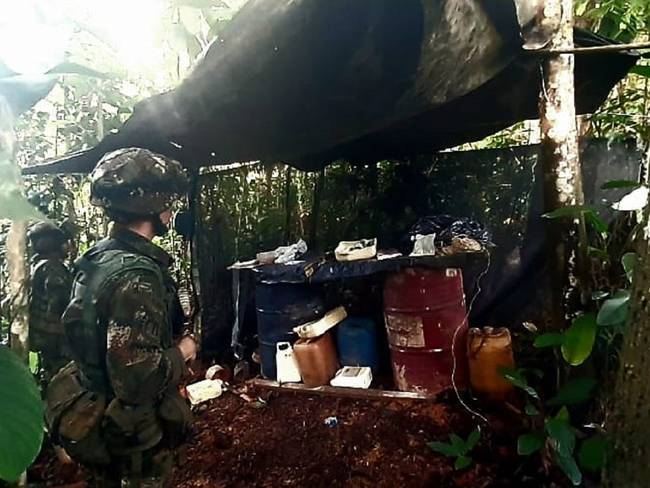 Ejército Nacional ubicó un depósito ilegal para elaboración de artefactos explosivos- Colprensa 