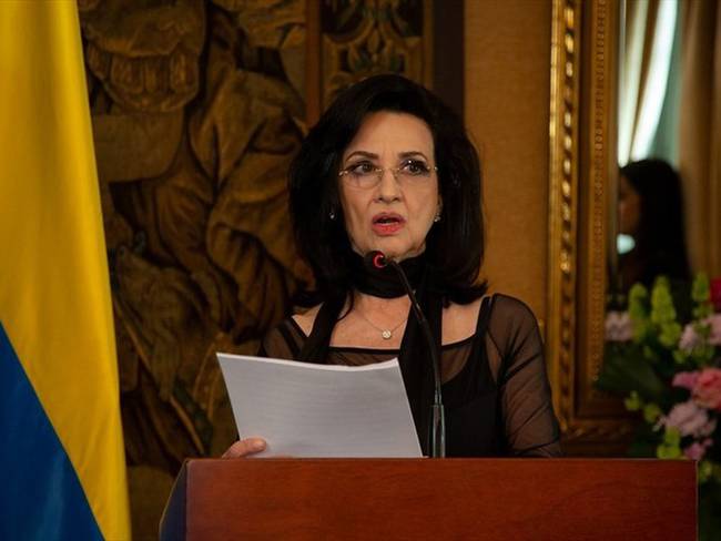 La canciller Claudia Blum presentó su carta de renuncia en las últimas horas, la cual será aceptada por el presidente Iván Duque. Foto: Colprensa / EXTERNO
