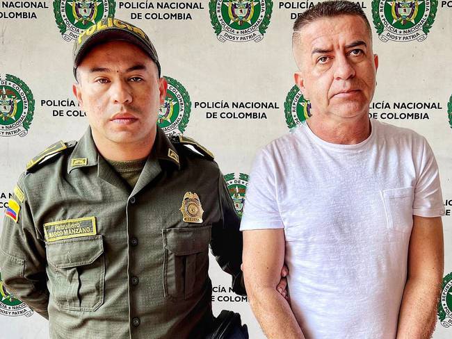 El implicado fue identificado como Carlos Duarte Marín. Crédito: Policía Popayán.