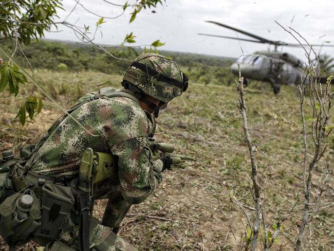Ya son tres los militares lesionados, en hechos aislados, en menos de una semana en el departamento del Cauca. Crédito: Colprensa.