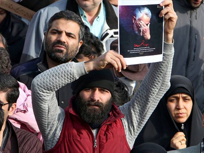 Principales reacciones en Irán tras la muerte de Soleimani. Foto: Getty Images