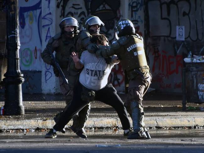 Protestas en Chile. Foto: Getty Images