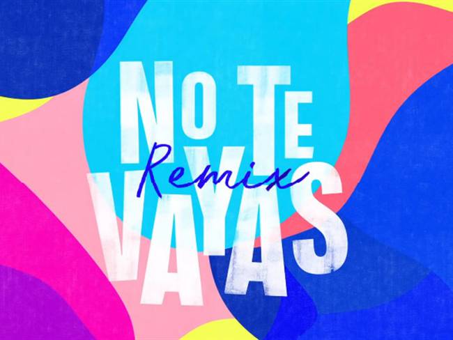 Manuel Turizo acompaña a Carlos Vives en el remix de ‘No te Vayas’. Foto: Captura de pantalla