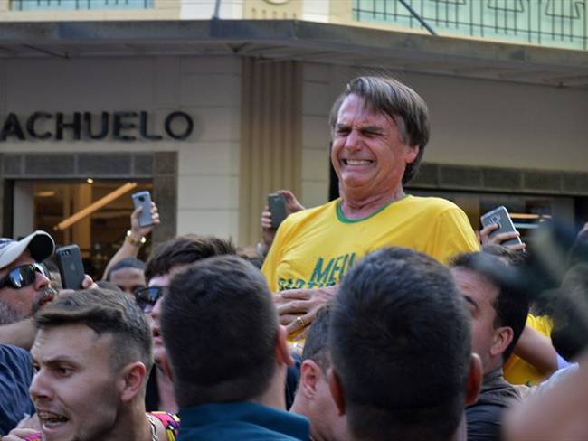 Eduardo Bolsonaro añadió que la campaña de su padre sigue en pie . Foto: Getty Images
