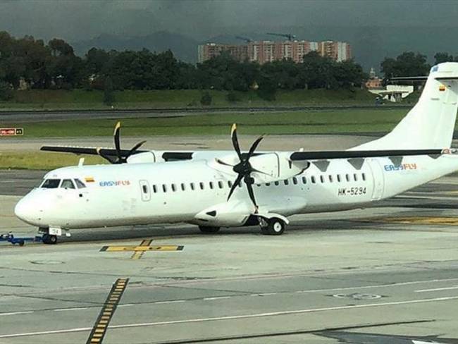 La aerolínea expresó que estas rutas serán operadas en ATR42 con capacidad para 46 pasajeros. Foto: Facebook: EasyFly