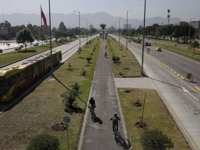 Día sin carro y moto en Bogotá. Foto Colprensa