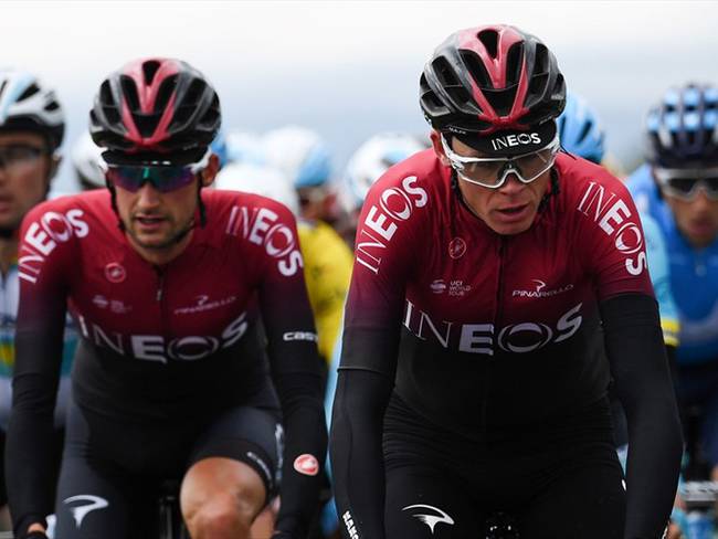Chris Froome sufrió una fuerte caída durante la cuarta etapa de Dauphiné en Roanne. Foto: Getty Images