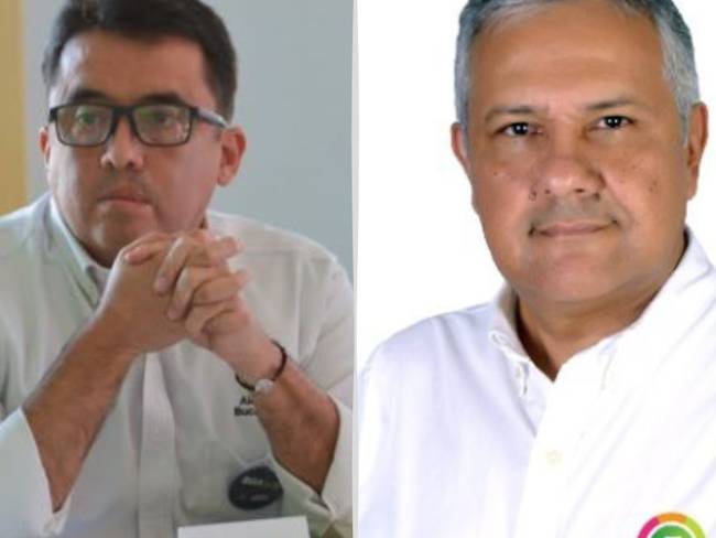 Iván Vargas, secretario de infraestructura de Bucaramanga y Concejal Antonio Sanabria.