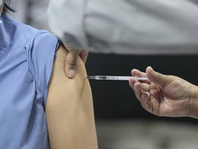 Simulacros de vacunación en Manizales, Caldas. Foto: Gaston Brito/Getty Images