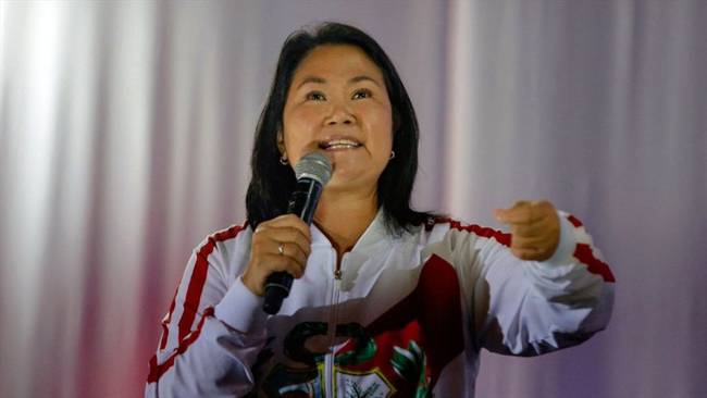 Keiko Fujimori anunció que reconocerá los resultados de las elecciones presidenciales peruanas. Foto: Getty Images