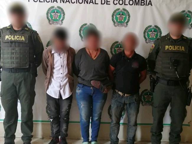 Los integrantes de la organización delincuencial son oriundos del departamento de Caldas.. Foto: Policía de Boyacá