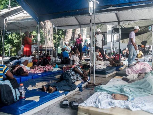 El hambre hace que la gente se ponga más violenta: residente chilena en Haití. Foto: Getty Images